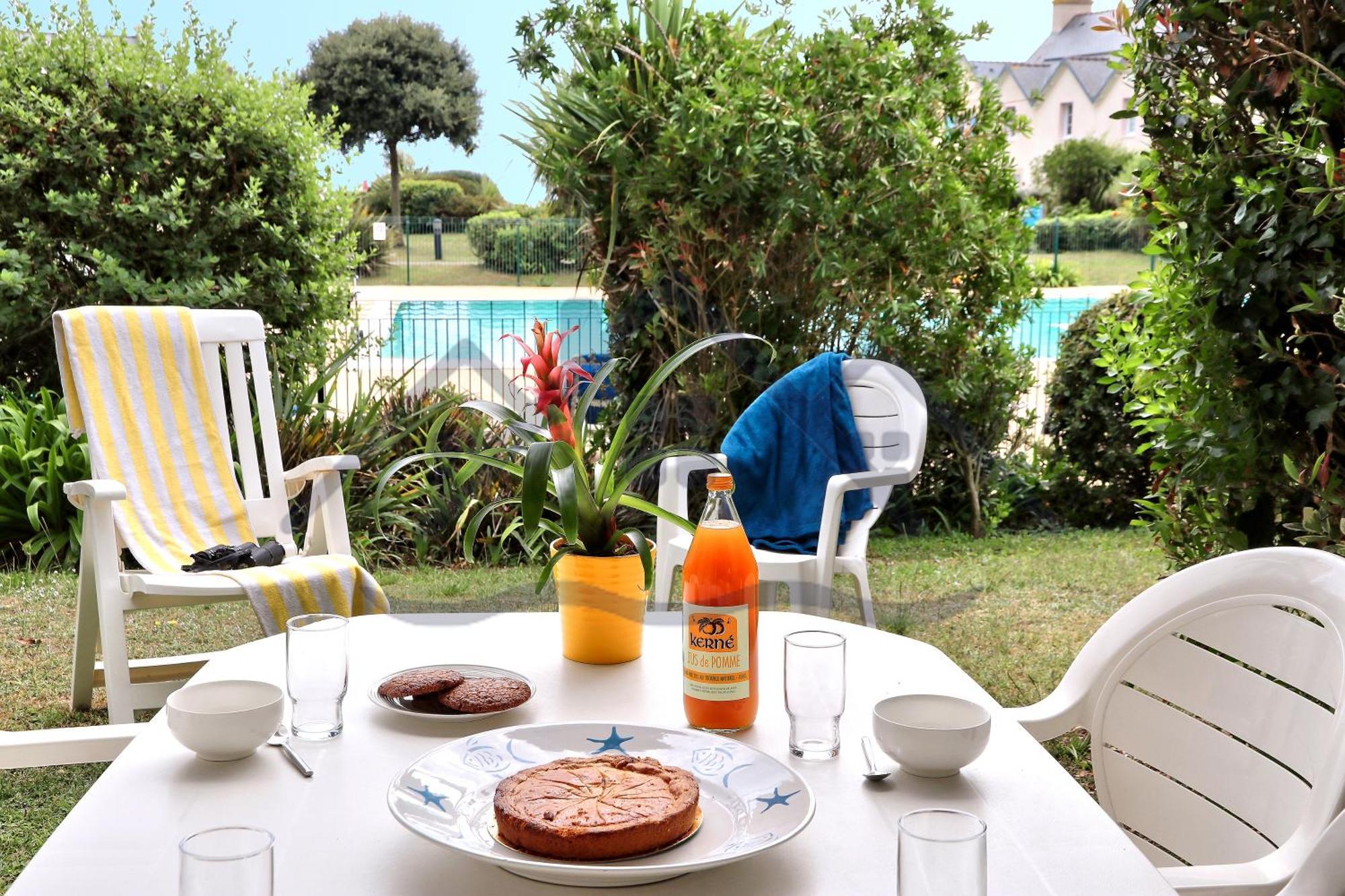 Localise - A06 - Entierement De Plain-Pied Avec Petite Vue Mer - Donnant Sur La Piscine Et Le Jardin - Wifi Inclus - Draps Inclus - Guilvinec Екстер'єр фото